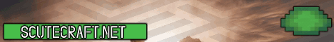 ScuteCraft Minecraft server banner