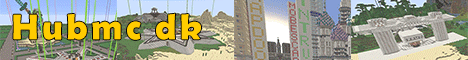 Hubmc.dk Minecraft server banner