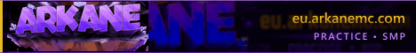 Arkane Network Minecraft server banner