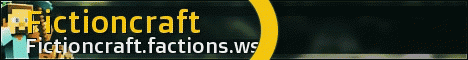 Fictioncraft Minecraft server banner