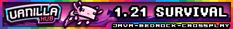 VanillaHub Minecraft server banner