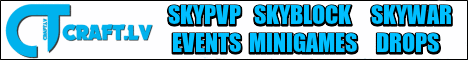 CRAFT.LV Minecraft server banner