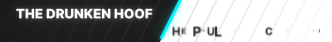 The Drunken Hoof Minecraft server banner
