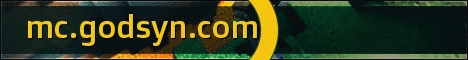mc.godsyn.com Minecraft server banner