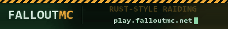 FalloutMC Minecraft server banner