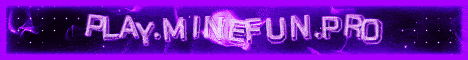 Minefun Minecraft server banner