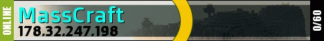 MassCraft Minecraft server banner