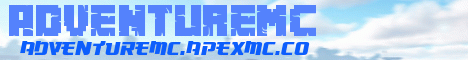 AdventureMC Minecraft server banner