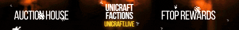 UniCraft Minecraft server banner