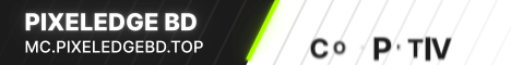 Pixel Edge Minecraft server banner
