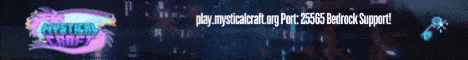 Mystical Craft Minecraft server banner