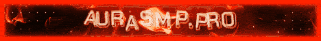 AuraSMP Minecraft server banner