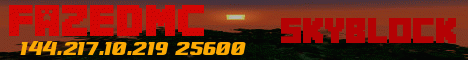 FazedMC Minecraft server banner