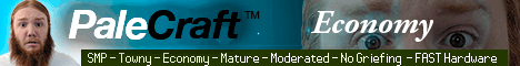 PaleCraft Minecraft server banner