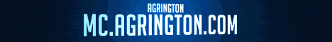Agrington SMP Minecraft server banner