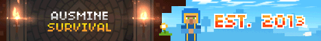 AusMine Minecraft server banner