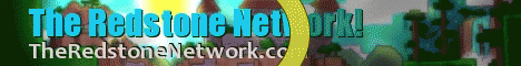 The Redstone Network Minecraft server banner
