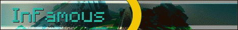 Infamous Servers Minecraft server banner