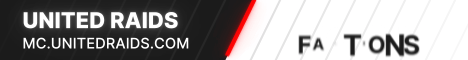 United Raids Minecraft server banner