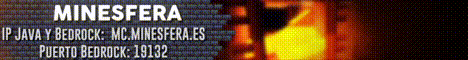 Minesfera Minecraft server banner