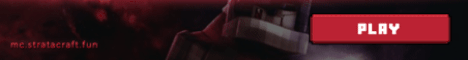 Stratacraft Minecraft server banner