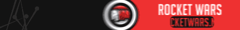 Rocket Wars Minecraft server banner