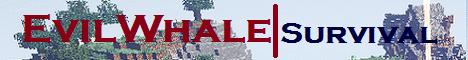 The Evil Whale Minecraft Server Minecraft server banner