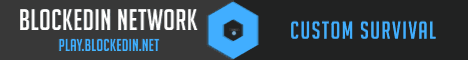 BlockedIn Network Minecraft server banner