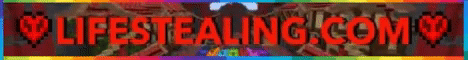 Lifestealing Minecraft server banner