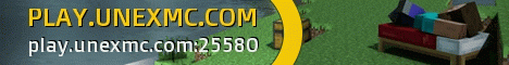 unexmc Minecraft server banner