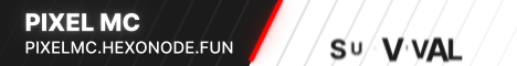 PixelMC Minecraft server banner