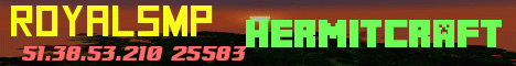 RoyalSMP Minecraft server banner