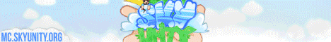 SkyUnity Minecraft server banner
