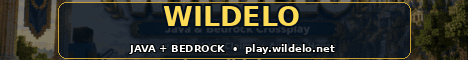Wildelo Minecraft server banner