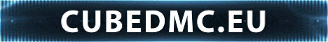 CubedMC Minecraft server banner
