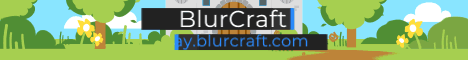 BlurCraft Minecraft server banner