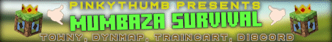 Mumbaza Survival Minecraft server banner