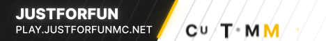 JustForFun Minecraft server banner