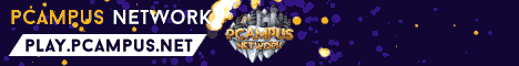 Pcampus Network Minecraft server banner