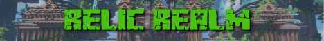 Relic Realm Minecraft server banner