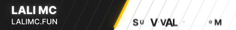Lali MC Minecraft server banner