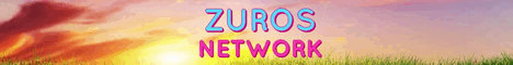 Zuros network Minecraft server banner