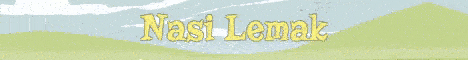 Nasi Lemak Minecraft Server Minecraft server banner