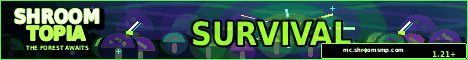 ShroomTopia Minecraft server banner