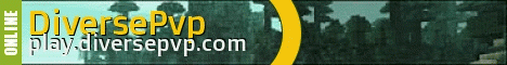 DiversePvP Minecraft server banner