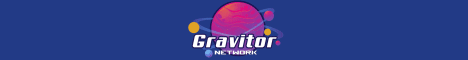 Gravitor Network Minecraft server banner