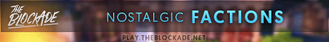 The Blockade Minecraft server banner
