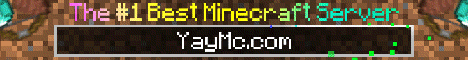 Yay Mc Minecraft server banner