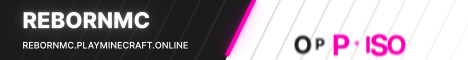 RebornMC Minecraft server banner