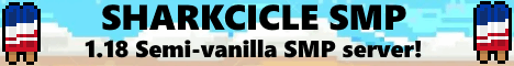 Sharkcicle SMP Minecraft server banner